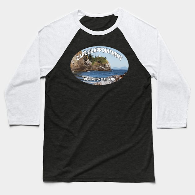 Cape Disappointment Washington Baseball T-Shirt by stermitkermit